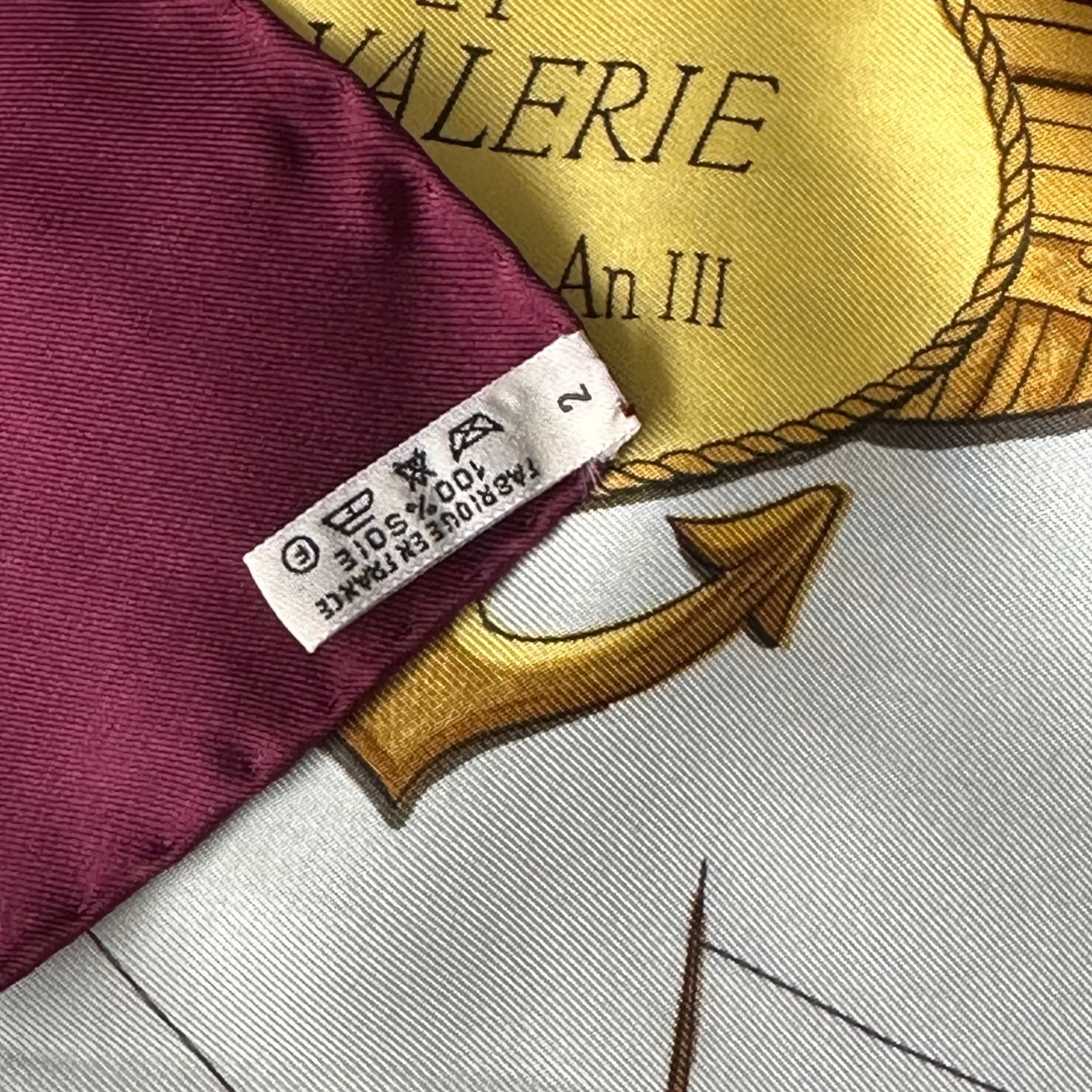 Navy and Cavalry - HERMES SCARF 90 CM