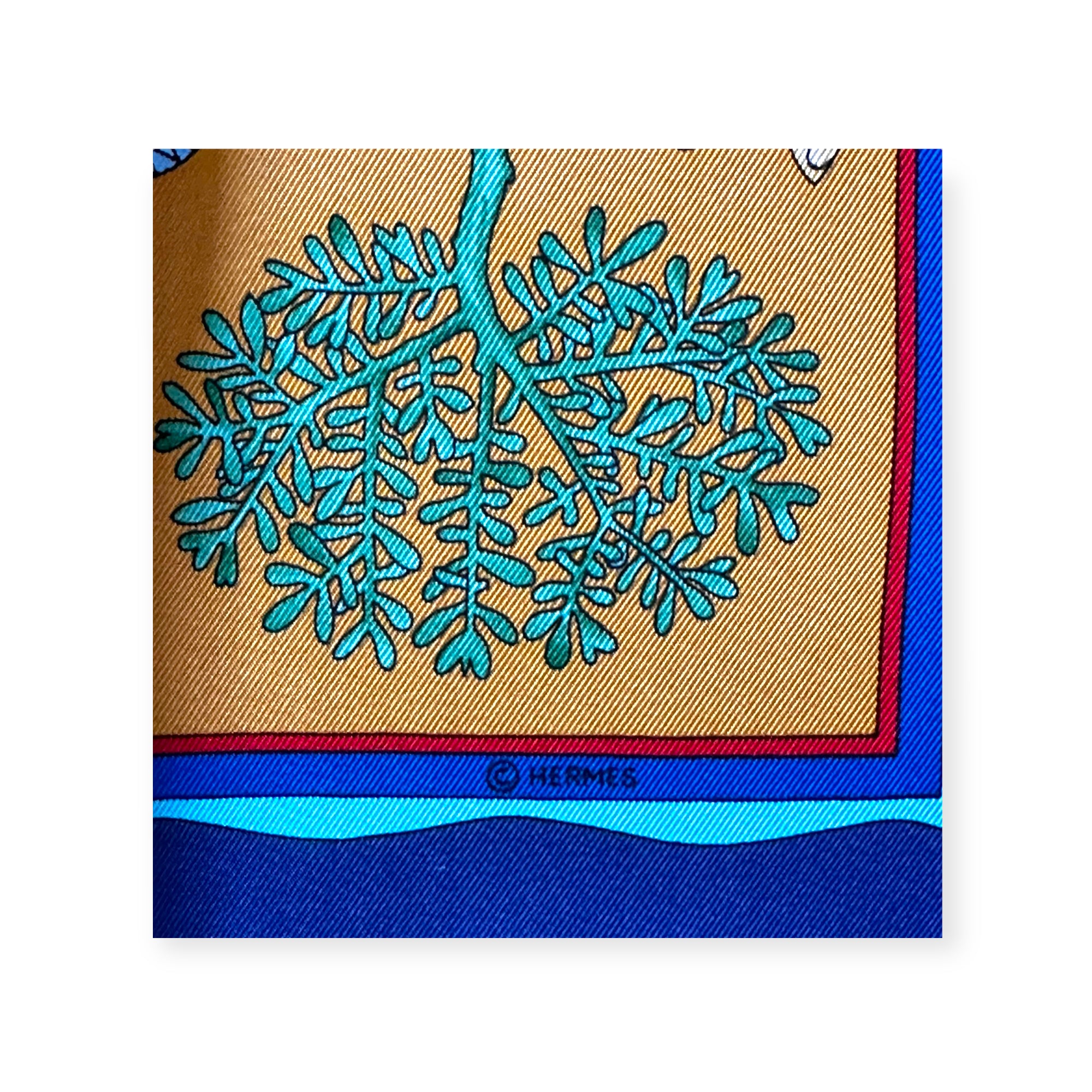 PARIDAIZA BY EUGENE BRUNELLE - 90CM SQUARE HERMES SCARF