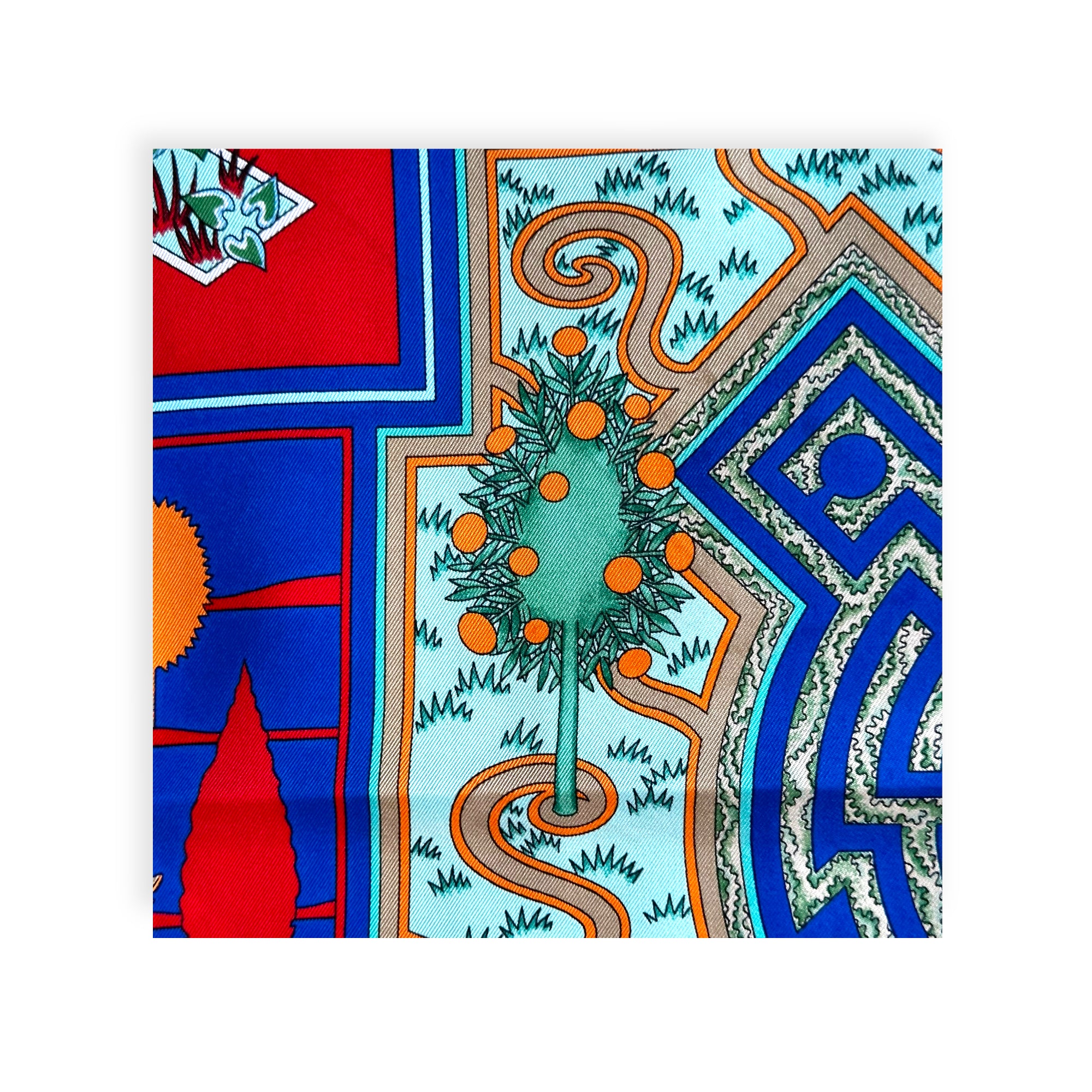 PARIDAIZA BY EUGENE BRUNELLE - 90CM SQUARE HERMES SCARF