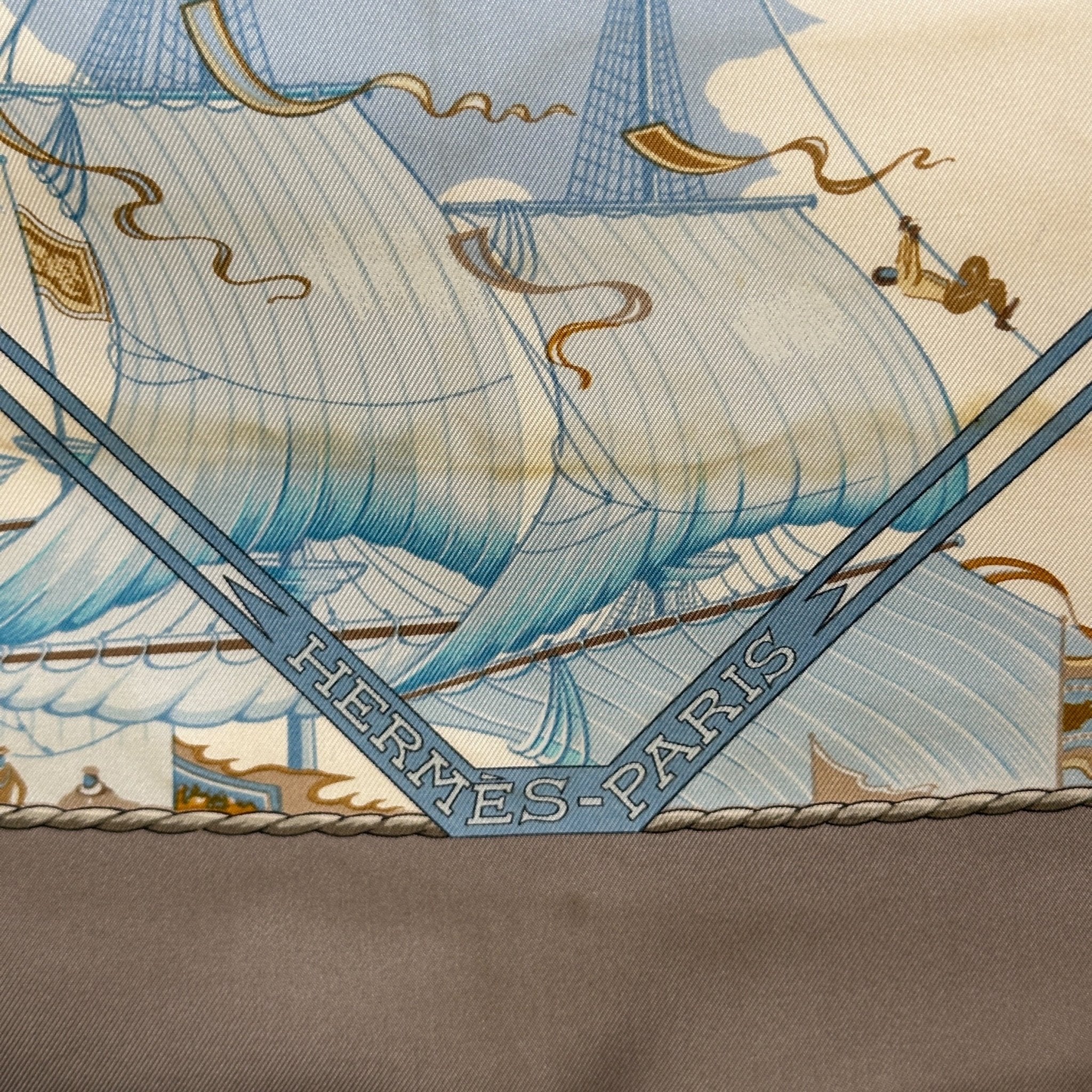 Au-delà des cinq mers - FOULARD HERMES 90CM - Carré Society