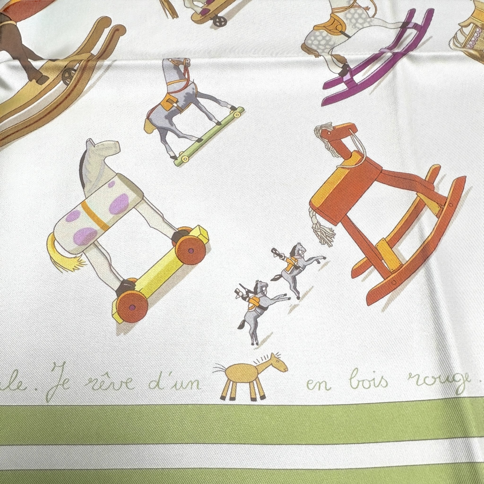 foulard hermes carre 90 cm raconte moi le cheval dessins de chevaux