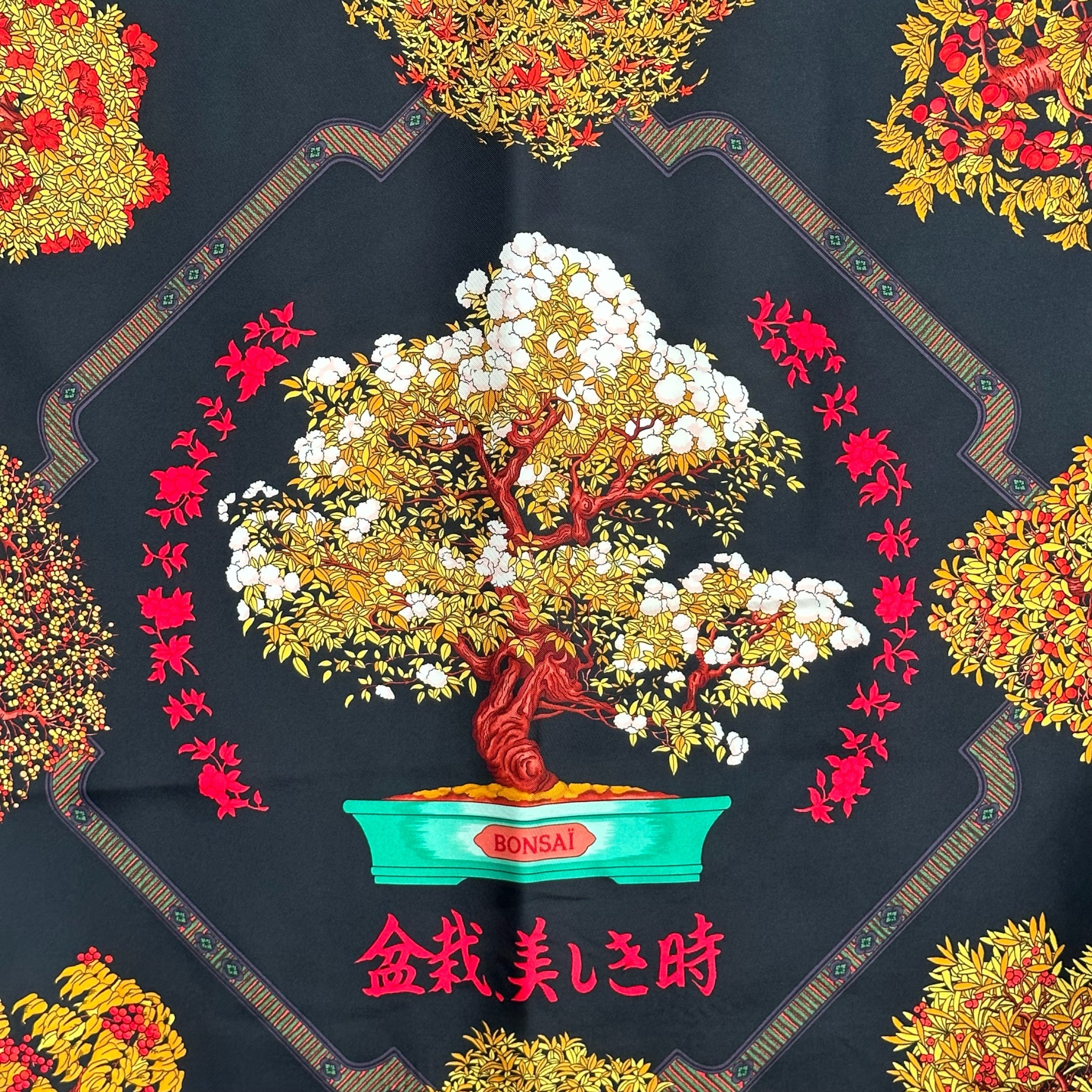 The Good Days of Bonsai - HERMES SCARF 90cm