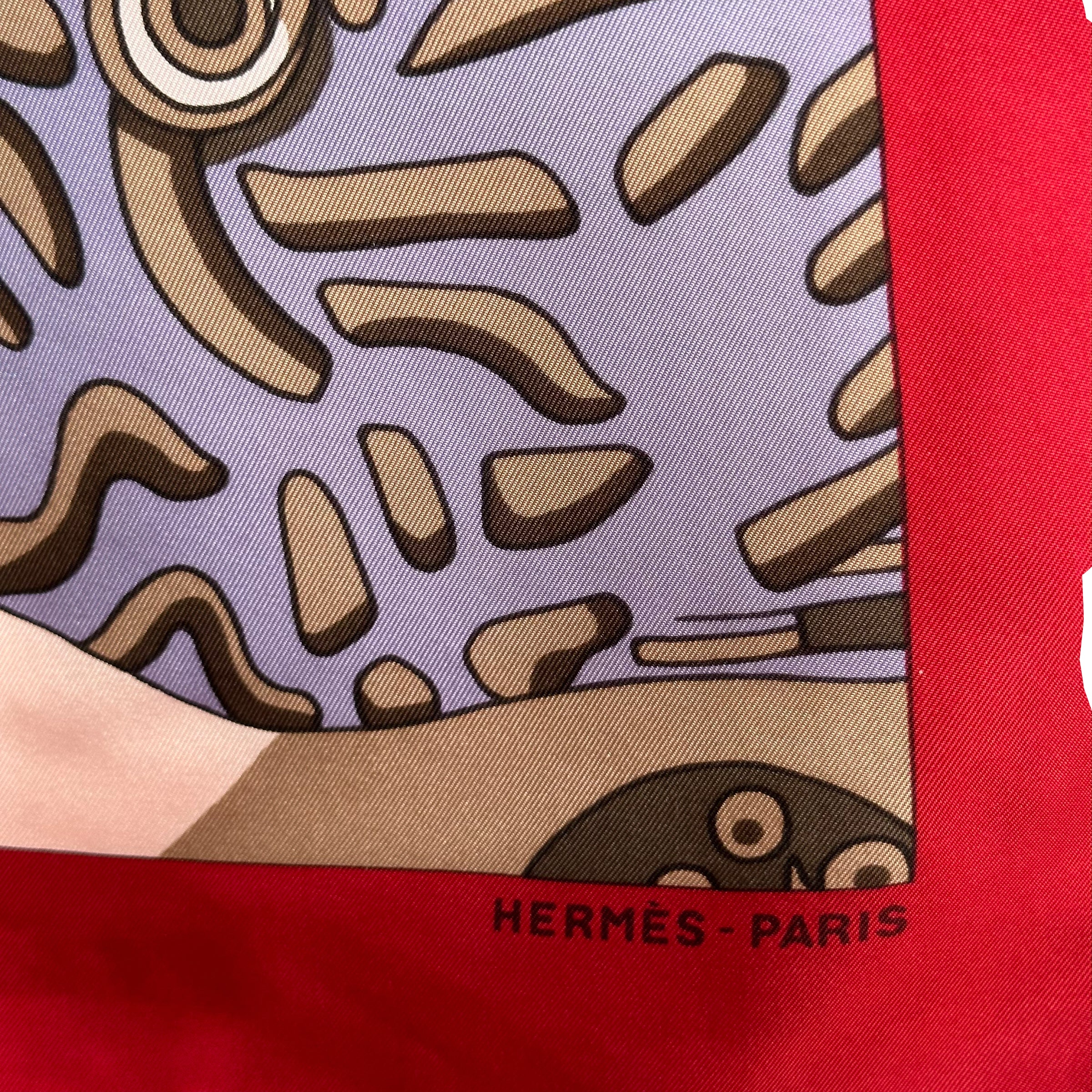 Deep Sea Detail - HERMES SCARF 90 cm